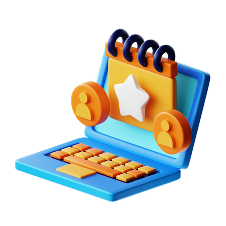 バーチャルイベント  3D Icon