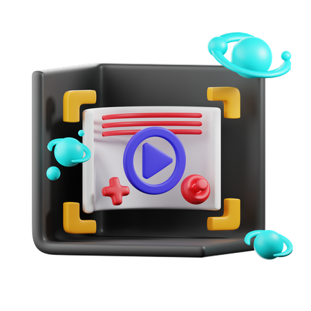 Virtual Game  3D Icon