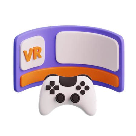 Virtual gaming  3D Icon