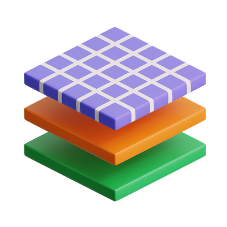 Virtual layer  3D Icon