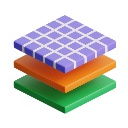 Virtual layer  3D Icon