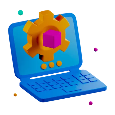 Virtual Machine  3D Icon