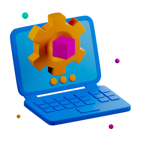 Virtual Machine  3D Icon