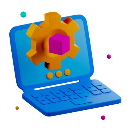 Virtual Machine  3D Icon