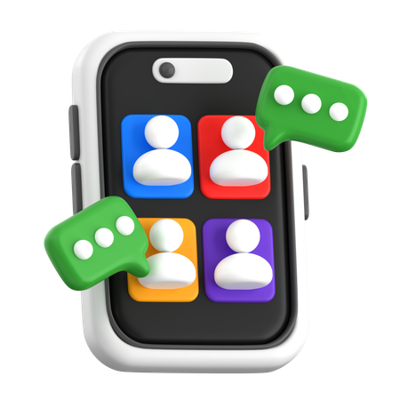 Virtual Meeting  3D Icon