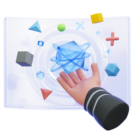 Virtual object  3D Icon