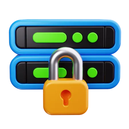 Virtual Private Server  3D Icon