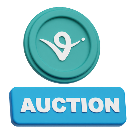 Virtual Protocol Auction  3D Icon