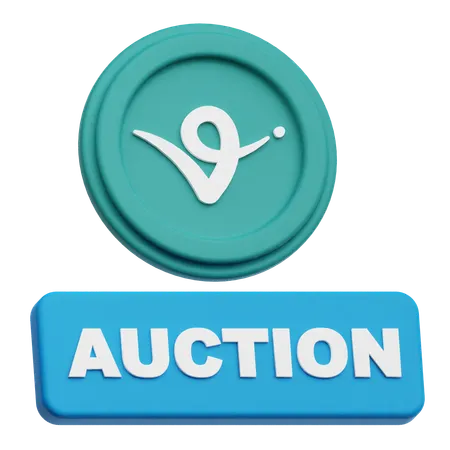 Virtual Protocol Auction  3D Icon