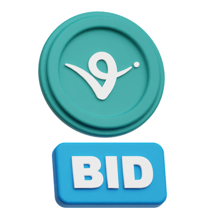 Virtual Protocol Bid  3D Icon