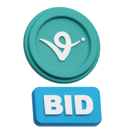 Virtual Protocol Bid  3D Icon