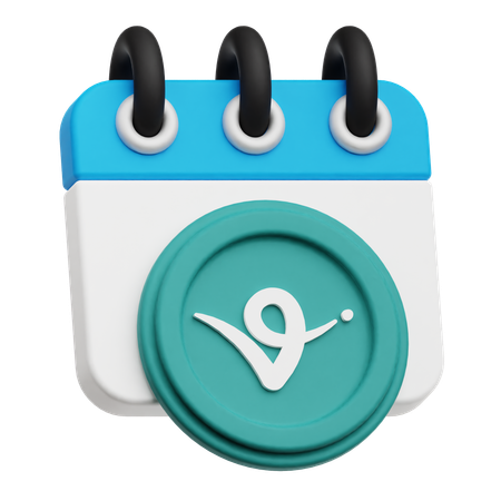 Virtual Protocol Calendar  3D Icon
