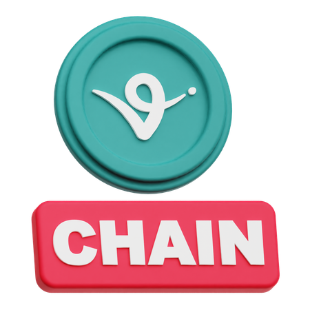 Virtual Protocol Chain  3D Icon