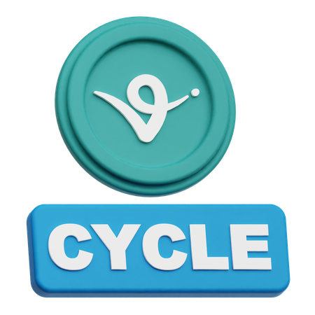 Virtual Protocol Cycle  3D Icon