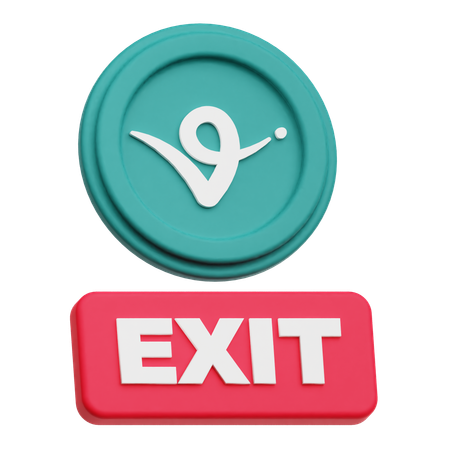 Virtual Protocol Exit  3D Icon