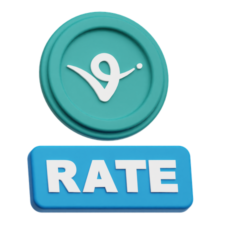 Virtual Protocol Rate  3D Icon