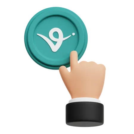 Virtual Protocol Touch  3D Icon