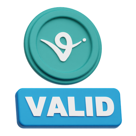 Virtual Protocol Valid  3D Icon