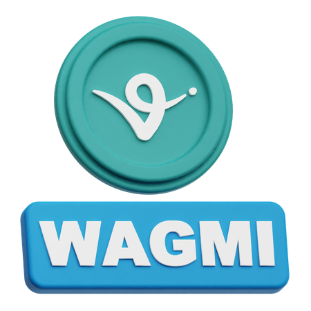Virtual Protocol Wagmi  3D Icon