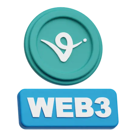 Virtual Protocol Web 3  3D Icon