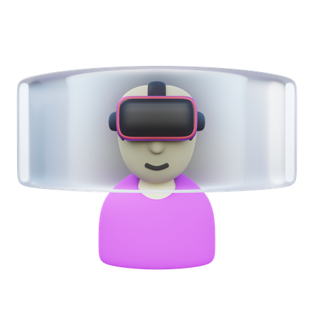 Virtual Reality  3D Icon