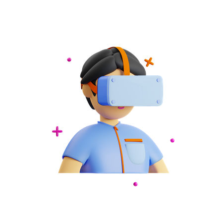 Virtual Reality  3D Icon