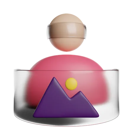 Virtual Reality  3D Icon