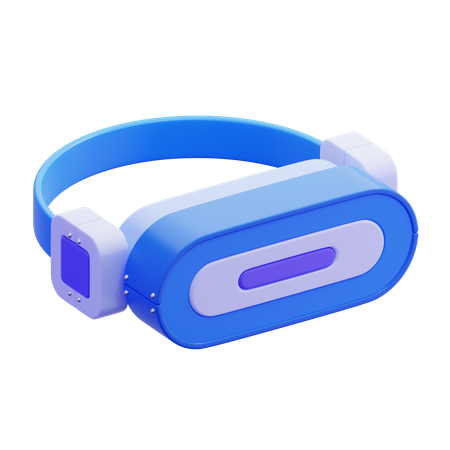 Virtual-Reality-Brille  3D Illustration