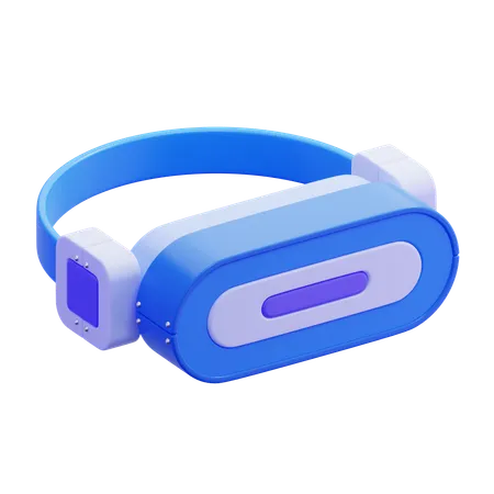 Virtual-Reality-Brille  3D Illustration