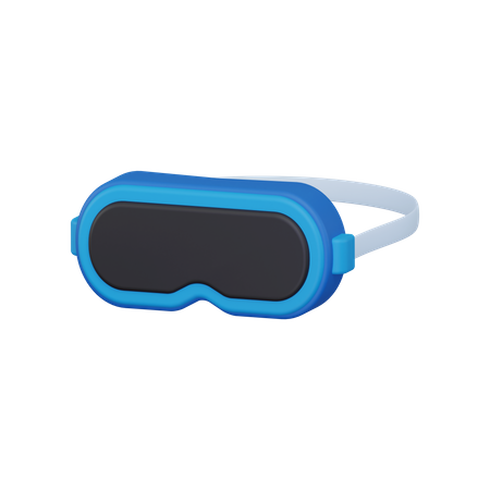 Virtual-Reality-Brille  3D Illustration