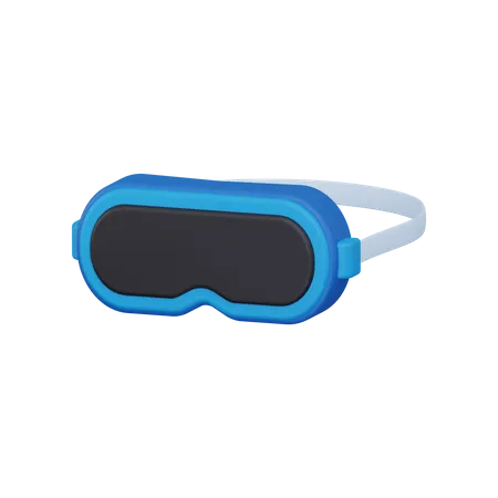 Virtual-Reality-Brille  3D Illustration