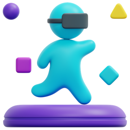 Virtual Reality-Erlebnis  3D Icon