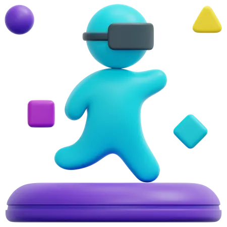 Virtual Reality-Erlebnis  3D Icon