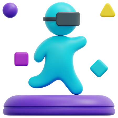 Virtual Reality Experience  3D Icon