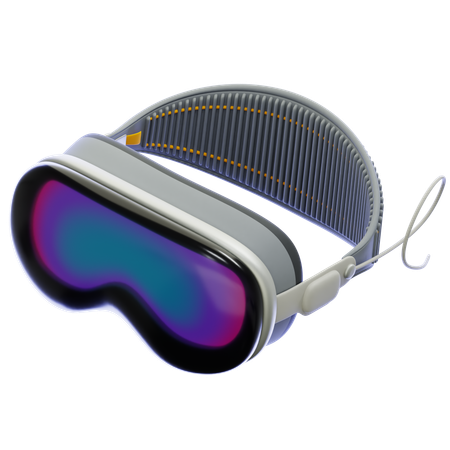 Virtual Reality Glasses  3D Icon