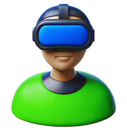 Virtual Reality Headset  3D Icon