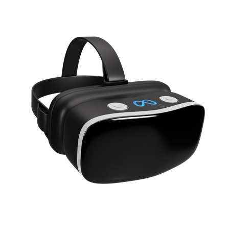 Virtual Reality Headset 3D Illustration