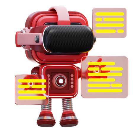 Virtual Robot Programmer  3D Icon