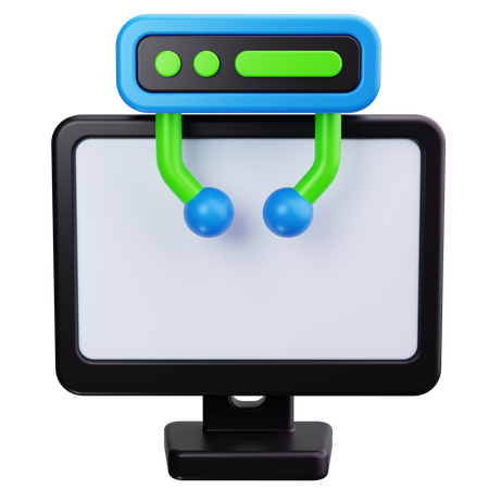 Virtual Server  3D Icon