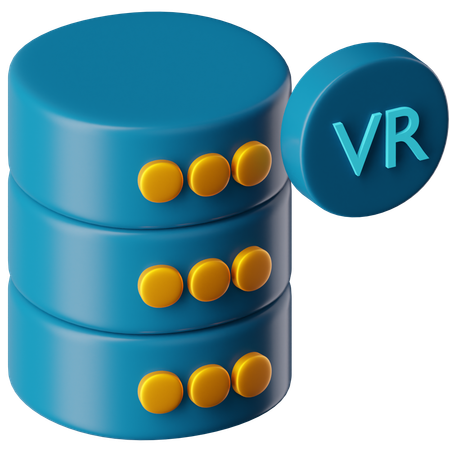 Virtual Storage  3D Icon