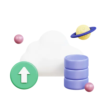 Virtual Storage  3D Icon