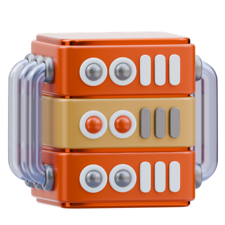 Virtual Storage  3D Icon
