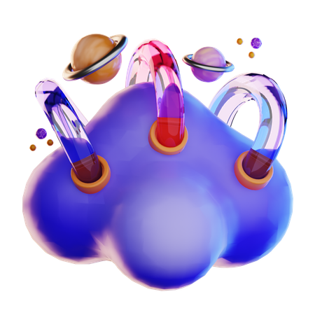 Virtual Storage  3D Icon