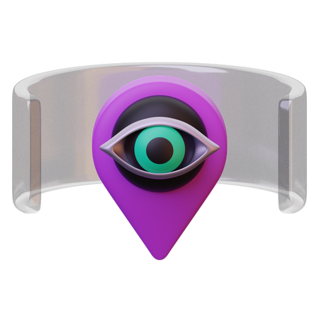 Virtual Tour  3D Icon