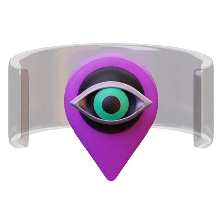 Virtual Tour  3D Icon