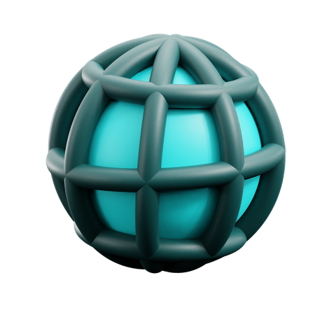 Virtual World  3D Icon