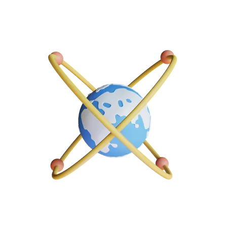 Virtual World  3D Icon