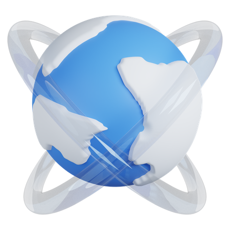 Virtual World  3D Icon