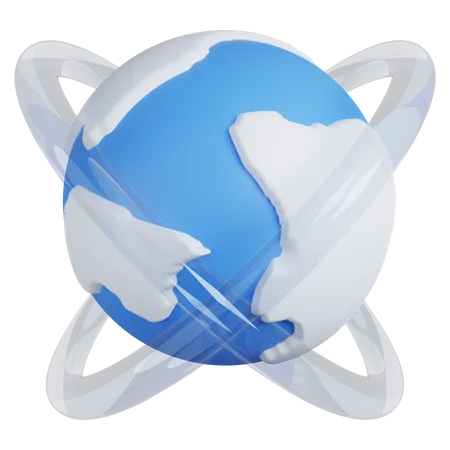 Virtual World  3D Icon