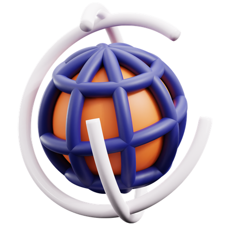 Virtual World  3D Icon